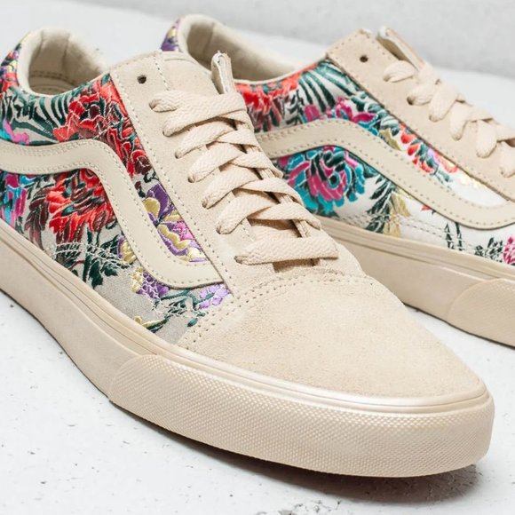 VANS OLD SKOOL FESTIVAL SATIN Gold Men 4.5 - Women 6 - Picture 8 of 15